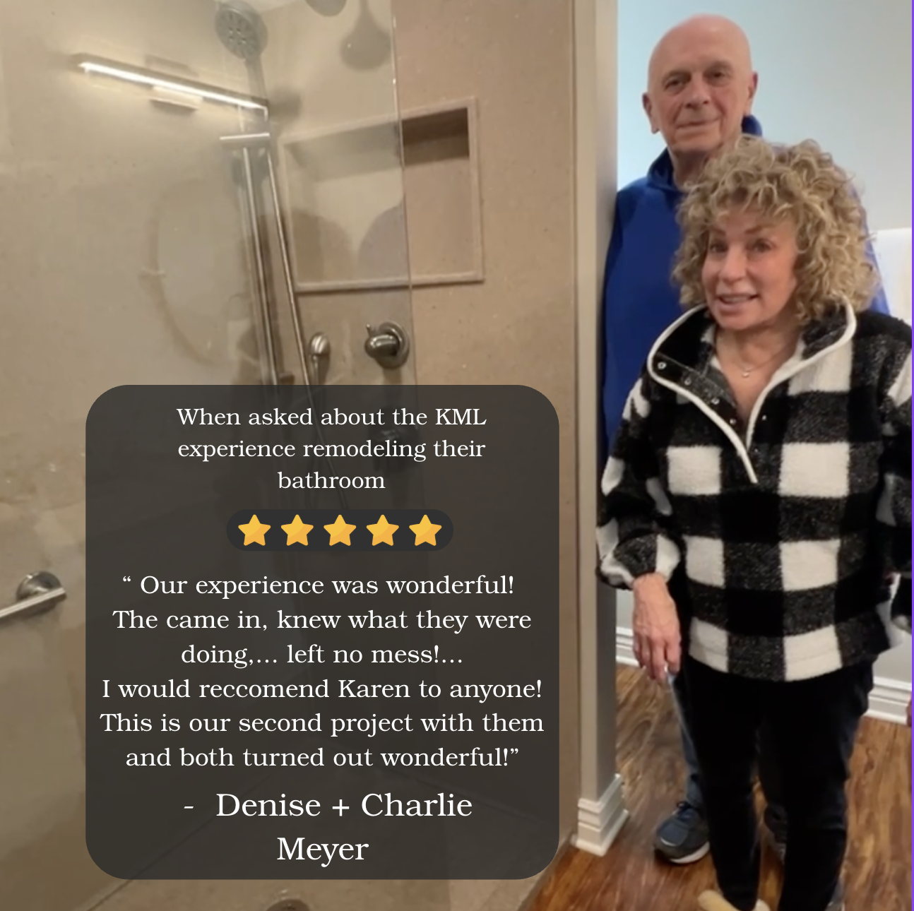 KML Bathroom Renovation Testimonial