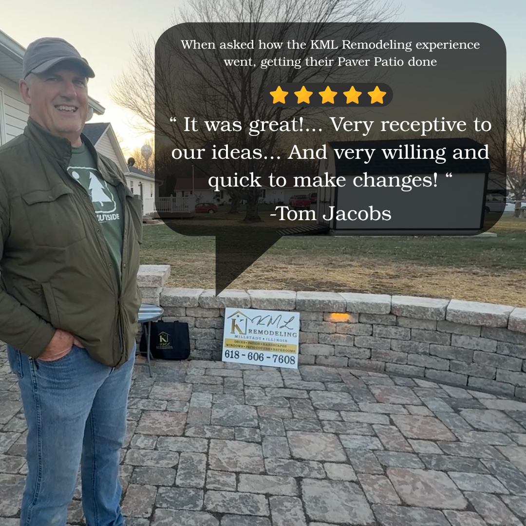 KML Hardscapes Install Testimonial