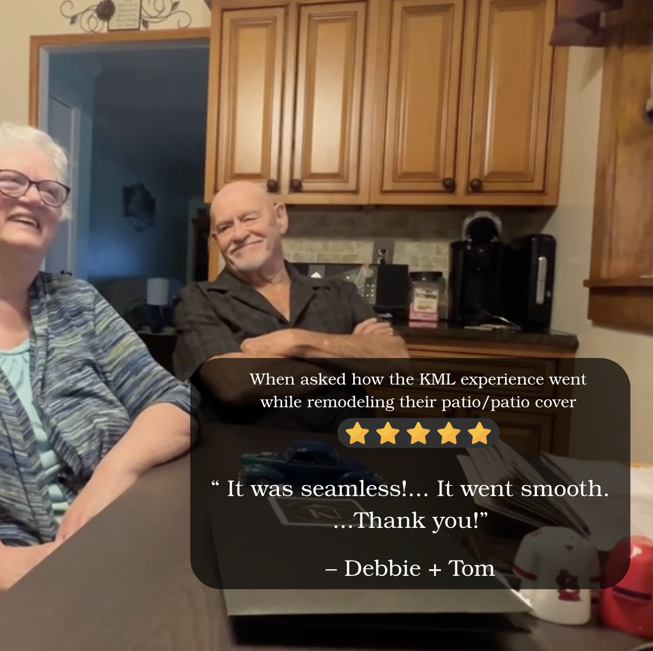 KML Patio Cover Testimonial