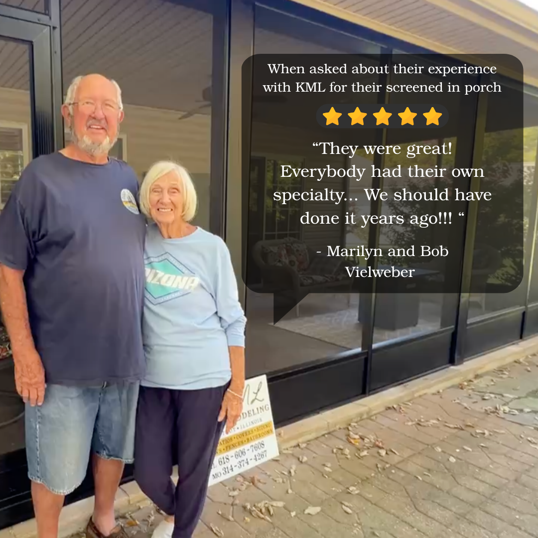 KML Screened In Porch Testimonial